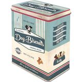 Nostalgic-Art Retro Saklama Kabı L, 3 l, Pati Levhası – Köpek Bisküvi – Köpek Sahipleri için Hediye Fikri, Kuru Gıda için Büyük Teneke Kutu, Vintage Tasarım