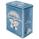 Nostalgic-Art Retro saklama teneke kutusu L, 3 l, Şeker – Mutfak için hediye fikri, büyük metal kahve kutusu, vintage tasarım