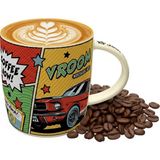 Nostalgic-Art Retro Yıldönümü Kahve Kupası 330 ml Retro 30 Yıl - Nostalji Hayranları Için Hediye Fikri Kahve Için Seramik Kupa Vintage Tasarım - Renkli