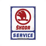 Nostalgic-Art Skoda - Service Buzdolabı Magneti 6 x 8 cm