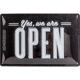 Nostalgic Art Yes, We Are Open Retro Metal Duvar Panosu