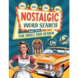 Nostalgic Word Search:: 100 Large-Print Puzzles with 2,100 Words for Adults & Seniors. A Trip Through the 50s-80s to Relive Memories & Keep Your Mind ... Adult & Senior Brain Treasure Series, Band 1)