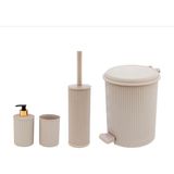Nostalji Banyo Seti - Kahverengi