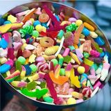 Nostalji Kutusu Karışık Jelibon Sepeti Kutusu Parti Boy Şekerleme 1 kg