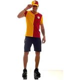 Nostalji Lisanslı Sarı-Kırmızı Metin Oktay T-Shırt-Forma Kadın Erkek Çocuk - 5 - 6 Yaş