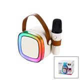 Nostalji Mini Radyo Modelkaraoke Mikrofonlubluetooth Wireless Hoparlör- Speaker Usb Şarjlı (5517)