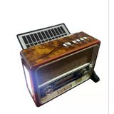 Nostalji Radyo ve Müzik Çalar RT-359-GÜNEŞ Enerjili-Fenerli-Bluetooth-Usb-Fm
