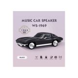 NOSTALJİK ARABA ŞEKLİNDE BLUETOOTH HOPARLÖR SD KART USB FM RADYOLU ŞARJLI LED IŞIKLI SPEAKER WS-1969BT