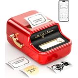 Nostaljik Bluetooth Termal Etiket Yazıcısı - Yüksek Kaliteli Baskı Kargo Etiket Yazıcısı, 20-50mm Kağıt Boyutu Desteği, App Kontrollü, Tüm Cihazlarla Uyumlu, Ev, Ofis, Okul İçin Barkod Etiket Yazıcısı