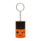 Nostaljik El Atarisi Figürlü Anahtarlık - Turuncu Game Boy Tasarım Retro Oyuncu Çanta Süsü, Erkek ve Kadın İçin Hediyelik Aksesuar Anahtarlık
