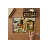 Nostaljik Ev - Renkli Çiçekler Tasarımı 240 Parça Ahşap Puzzle Ahşap Kutuda MP01148