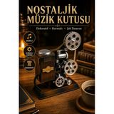 Nostaljik Film Makinesi Müzik Kutusu Kurmalı Dekoratif Retro Masa Üstü Hediye Ürün Modeli Vitrin
