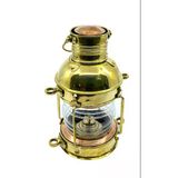 Nostaljik Görünümlü Pirinç Gaz Yağı Lambası