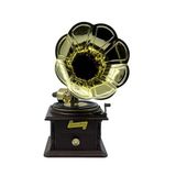 Nostaljik Gramofon Müzik Kutusu ve Takı Kutusu - Retro Tasarım Dekoratif Obje - Rhythm Phone