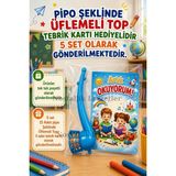 Nostaljik Lezzetler 5 Set Yeni Okumayı Öğrenen Öğrencilere Hediye Artık Okuyorum Yazılı 1. Sınıf Hatırası Pipo Şeklinde Üflemeli Top Tebrik Kartı Hediyeli - Çok Renkli