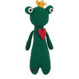 Nostaljik Lezzetler Amigurumi Organik Oyuncak-Uyku Arkadaşı Kurbağ-Örme Kurbağ-Örme Bebek