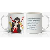 Nostaljik Lezzetler Anneler Günün Kutlu Olsun Annem Yazılı 1 Adet Anneye Özel Mesajlı Tasarım Anneler Günü Hediyelik Kupa - Beyaz - 300 ml
