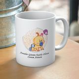 Nostaljik Lezzetler Anneler Günün Kutlu Olsun Canım Annem Yazılı Hediyelik Kupa - Beyaz - 300 ml