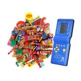 Nostaljik Lezzetler Hediye Kutusu Mavi Tetrisli Büyük Boy 80'ler 90'lar - 1 Adet