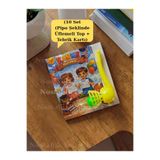 Nostaljik Lezzetler Karne Hediyesi 10 Set Pipo Şeklinde Üflemeli Top ve Tebrik Kartı