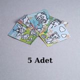 Nostaljik Lezzetler Kum Boyama Seti 5 Adet A4 Boyutunda (27X20 ) - 1