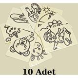 Nostaljik Lezzetler Kum Boyama Seti A5 Boyutunda (20x13.5) 10 Adet