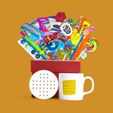 Nostaljik Lezzetler Nostalji Dolu Kırmızı Hediye Kutusu ve Soru Sormayın Bilmiyorum Teşekkürler Baskılı Kupa Bardak - 1 Adet