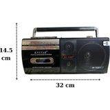 Nostaljik Lezzetler Nostalji Tasarımlı Kaset ve Müzik Çalar Knstar M-70BT Bluetooth + USB + Sd + Fm Radyo Kaset Çalar - Renkli