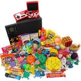 Nostaljik Lezzetler Özel Gıda ve Oyuncak Kutusu , Siyah Tetris ve Atarili