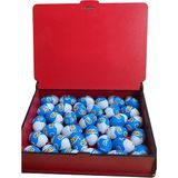 Nostaljik Lezzetler Ozmo Mini Yumurta ( 35 Adet ) Kırmızı Ahşap Hediye Kutusu Yumurta Sevdiklerinize Hediye Ozmo Mini Eggs Kırmızı Ahşap Kutulu