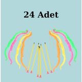 Nostaljik Lezzetler Plastik Ok Yay Seti (24 Adet) - 1