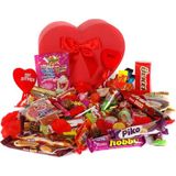Nostaljik Lezzetler Sevgiliye Özel Nostaljik Kalp Kutu Büyük Boy 750 gr