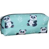 Nostaljik Lezzetler Yeşil Panda Desenli Tatlı Kalemlik Okul Kalemliği