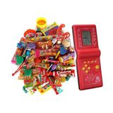 Nostaljik Lezzetler Yılbaşı Nostaljik Kutusu Kırmızı Tetrisli Büyük Boy 80'ler 90'lar