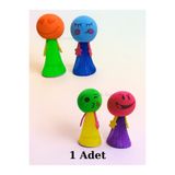 Nostaljik Lezzetler Zıplayan Oyuncak Emojili Zıp Zıp Oyun 1 Adet Pinyata Içi Parmaklara Takılan Emoji Top Bas Fırlat