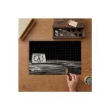 Nostaljik Masa Saati Tasarımı 240 Parça Ahşap Puzzle Ahşap Kutuda MP01480