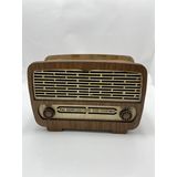 NOSTALJİK RADYO GÖRÜNÜMLÜ AHŞAP KUMBARA490