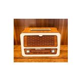 Nostaljik Radyo Görünümlü Ahşap Kumbara