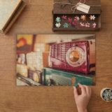 Nostaljik Radyolar Tasarımı 240 Parça Ahşap Puzzle Ahşap Kutuda MP01492