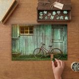 Nostaljik Tablo Tasarımı 240 Parça Ahşap Puzzle Ahşap Kutuda MP07816