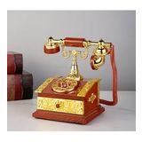 Nostaljik Telefon Müzik Kutusu Çekmeceli Takı Kutusu