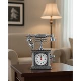 Nostaljik Telefon Tasarımlı Masa Saati Yüksek Sesli Alarm
