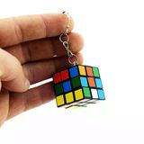 Nostaljik Zeka Küpü Sihirli Rubik Anahtarlık