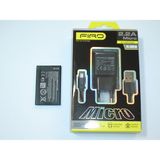 Nostaljikcep Nokia 225 Şarj Cihazı + Nokia 225 Bl-4ul Batarya - 20W GaN Black