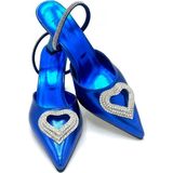 Nostra Shoes Love Kadın Topuklu Ayakkabı-Terlik - Saks Mavi