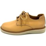 Nostra Shoes Prego Bağcıklı Deri Kadın Ayakkabı - Koyu Bej