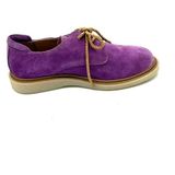 Nostra Shoes Prego Bağcıklı Deri Kadın Ayakkabı - Lila Süet