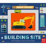 Nosy Crow Make Tracks - Building Site Johnny Dyrander 0 - 2 Yaş Çocuk Öykü Kitabı