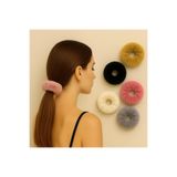 NOT GUILTY Kadın Peluş Scrunchie Toka – Yumuşak Kadife Saç Lastiği 2 Adet