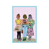 Not Your Baby – Feminist Dekoratif Hediye Not Kartı | GRL PWR & Future is Female | 10×15 cm